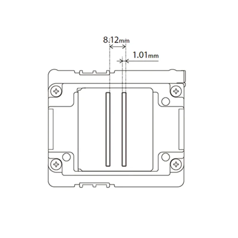 Diagrama de la estructura del cabezal de impresión de la Epson i1600